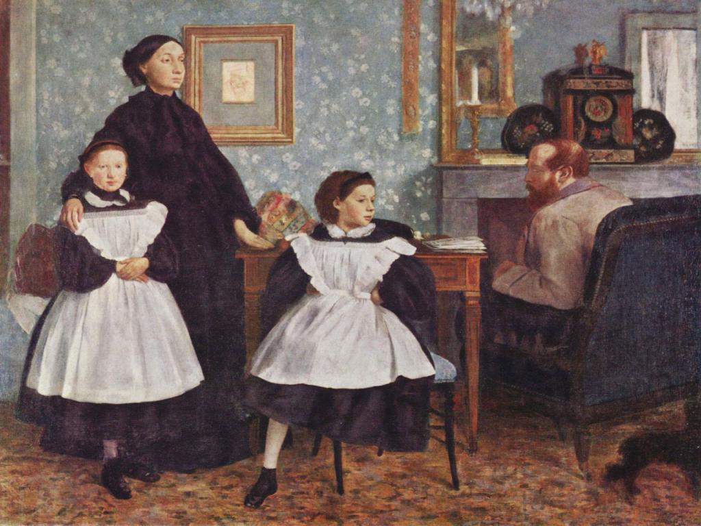 Edgar Degas - Portrait of the Bellelli Family Wallpaper #4 1024 x 768 