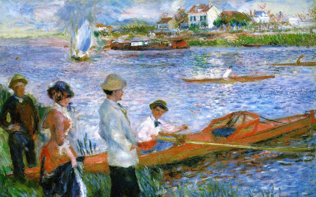 Auguste Renoir - Oarsmen at Chatou Wallpaper #3 1280 x 800 