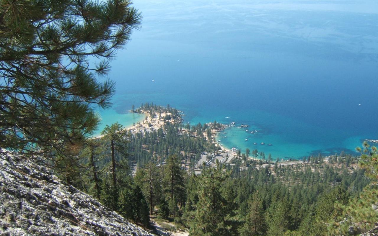 Sand Harbor, Nevada - Sand Harbor from the Flume Mountain Bike Trail Wallpaper #3 1280 x 800 